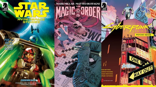 Hyperspace Stories: Codebreaker, The Magic Order 5, and Cyberpunk 2077: Psycho Squad — GamingTrend Comics